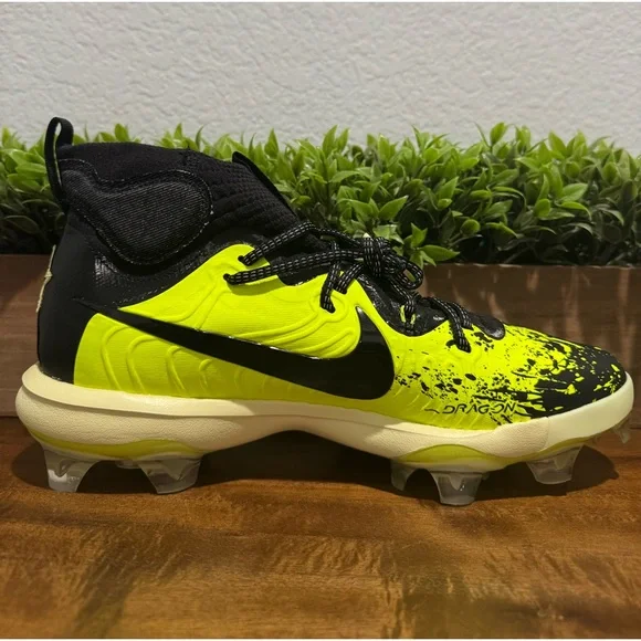 Nike Alpha Huarache NXT MCS “All Star” Black/Lime/Volt Baseball Cleats